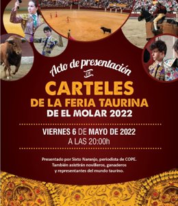 Cartel de la Feria Taurina de El Molar