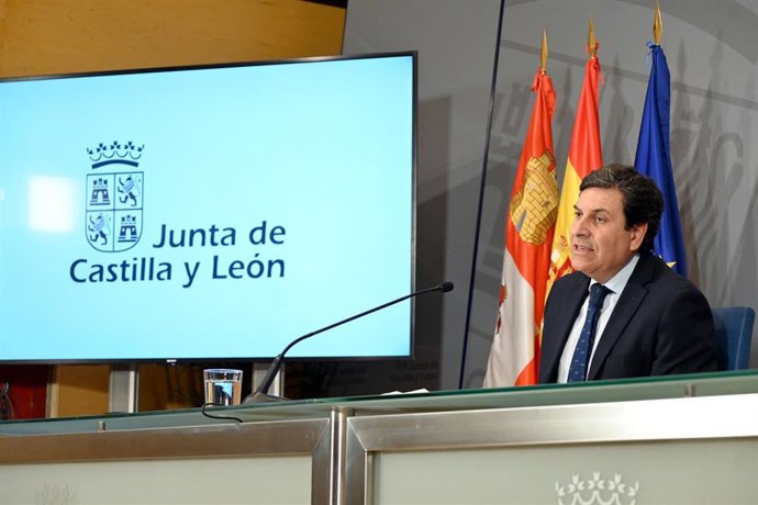 El portavoz de la Junta, Carlos Fernández Carriedo