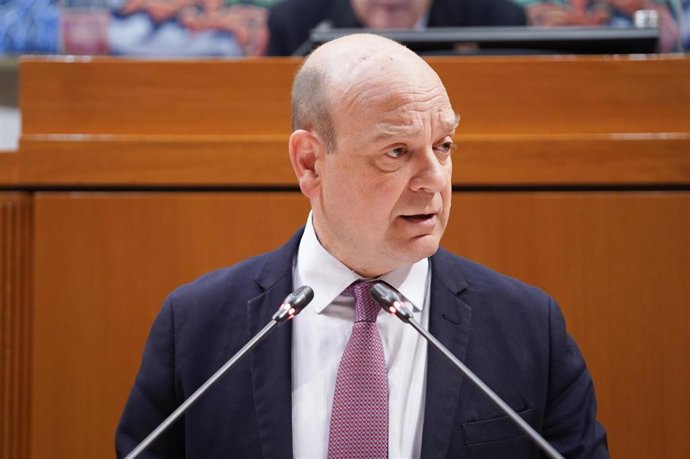 El portavoz de VOX en las Cortes de Aragón, Santiago Morón.