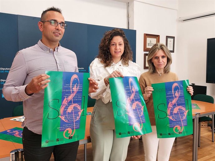 Presentación del proyecto 'Notas de sol' de Diputación de Palencia y el Conservatorio de música.