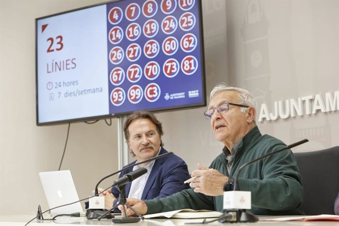Presentación del nuevo servicio nocturno de la EMT