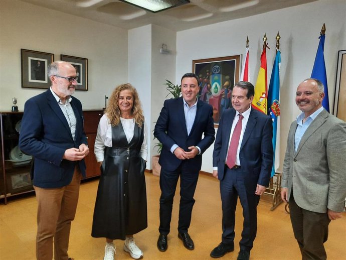 Formoso en la reunión de este jueves con Caballero.