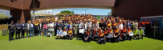 La Junta entrega la Medalla al Mérito de Protección Civil a las Agrupaciones Locales del Voluntariado de Málaga