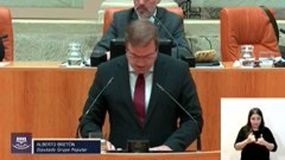 El diputado del PP, Alberto Bretón