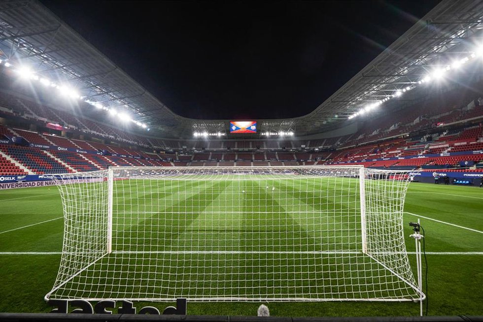 Archivo - Imagen panorámica del Estadio de El Sadar de Pamplona