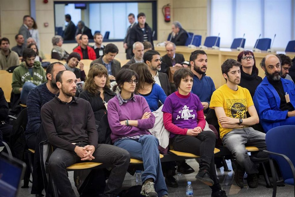 Archivo - Juicio por el asedio al Parlament catalán en junio de 2011.