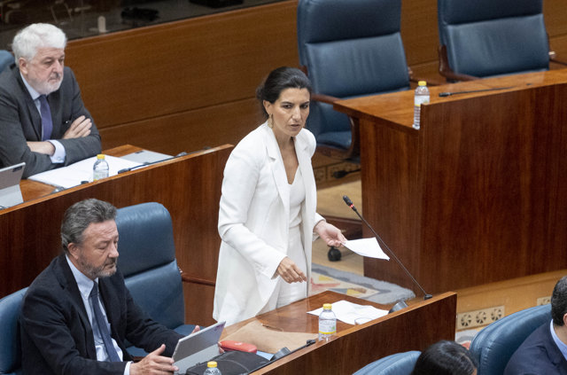 La portavoz de Vox en la Asamblea de Madrid, Rocío Monasterio