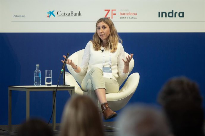 La CEO de Vilynx, Elisenda Bou, en la XXXVII Reunió Cercle d'Economia