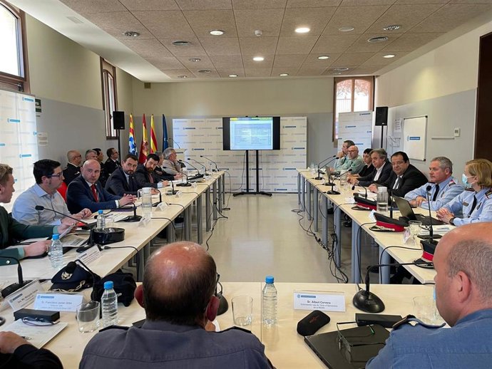 Imagen de la Junta Local de Seguridad de Badalona (Barcelona), a día 5 de mayo de 2022