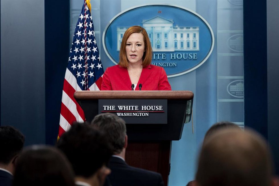 Archivo - La portavoz de la Casa Blanca, Jen Psaki