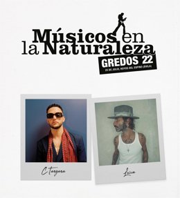 Cartel de la edición de 2022 de Músicos en la Naturaleza en Gredos.