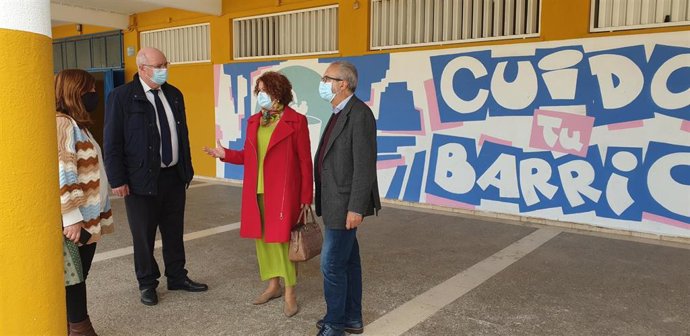 Los delegados municipales Adela Castaño y Juan Manuel Flores.