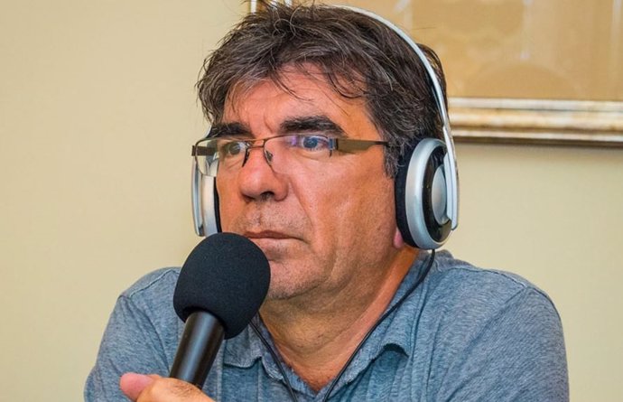 El periodista Santi Roldán, jefe de Deportes de Canal Sur Televisión