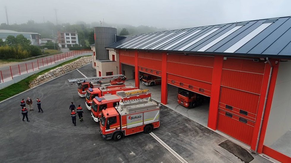 Parque de bomberos de Bizkaia