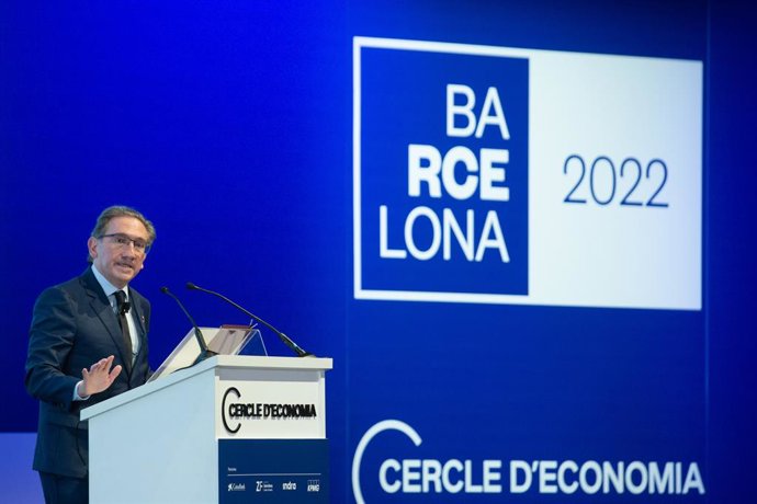 El conseller d'Economia i Hisenda de la Generalitat, Jaume Giró, en la XXXVII Reunió Cercle d'Economia