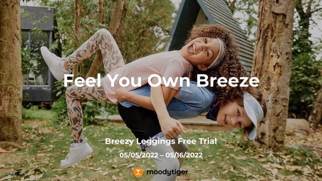 Moodytiger Breezy Leggings Free Trial Event