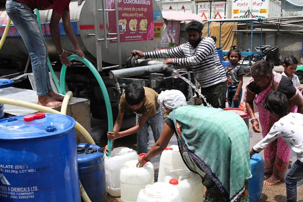 Ola de calor en India