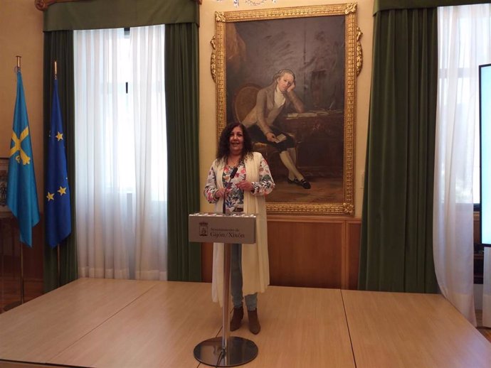 Marina Pineda, concejala de Hacienda y portavoz del Gobierno del Ayuntamiento de Gijón