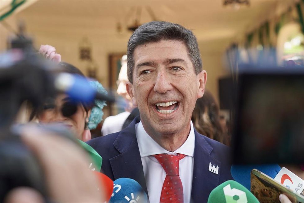 El vicepresidente de la Junta y coordinador de Cs en Andalucía, Juan Marín, en una imagen de archivo 