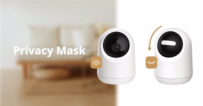 Users can enable Privacy Mask when using the app to close their camera lens so that they have more peace of mind when they are at home.