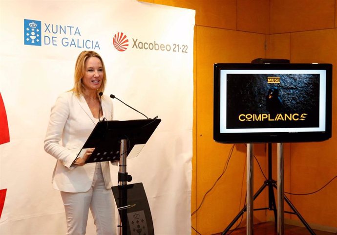 La delegada de la Xunta en Vigo, Marta Fernández-Tapias, confirma la actuación de Muse en Balaídos el 8 de septiembre de 2022.