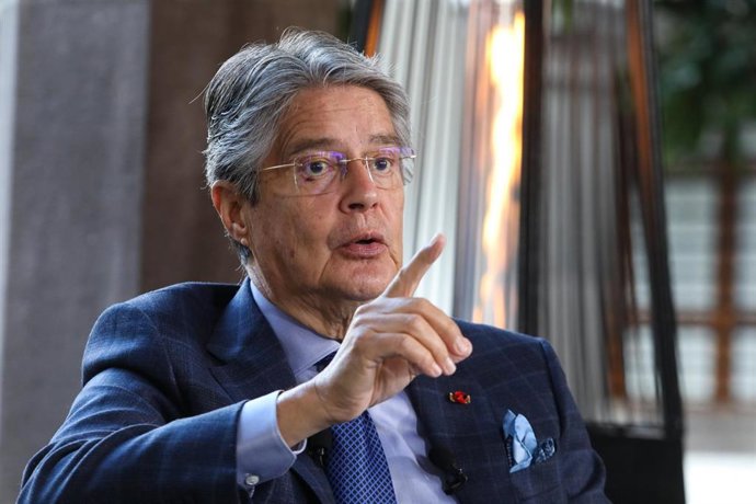 Archivo - Guillermo Lasso, presidente de Ecuador.