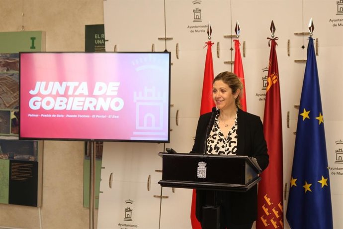 La portavoz del Ayuntamiento de Murcia, Paqui Pérez