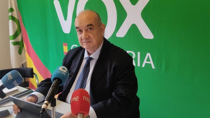 El vicepresidente de Vox Cantabria y diputado nacional por esta comunidad autónoma, Emilio del Valle