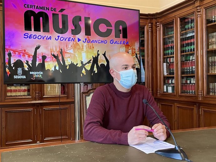 El concejal de Juventud de Segovia, Ángel Galindo.