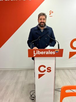 El coordinador de la agrupación local de Cs en Jaén, Raúl Alberto García.
