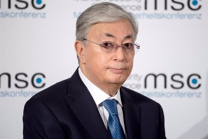 Archivo - El presidente de Kazajistán, Kassim Jomart Tokayev