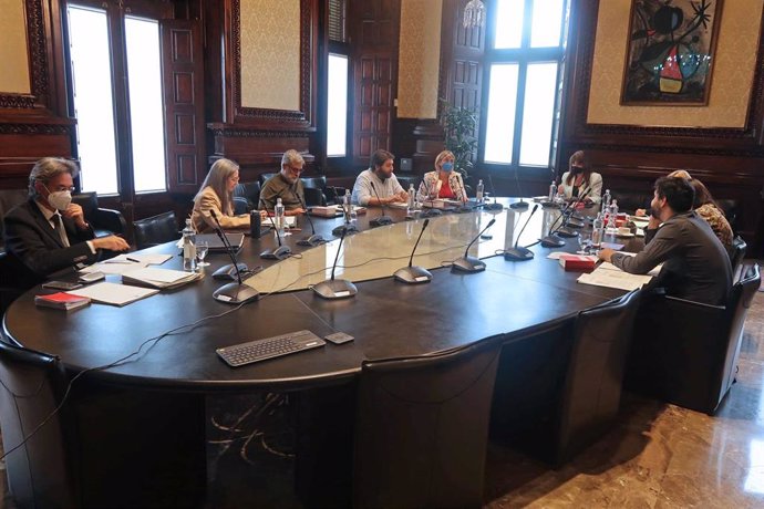Imagen de archivo - Reunión de la Mesa del Parlament del 3 de mayo de 2022