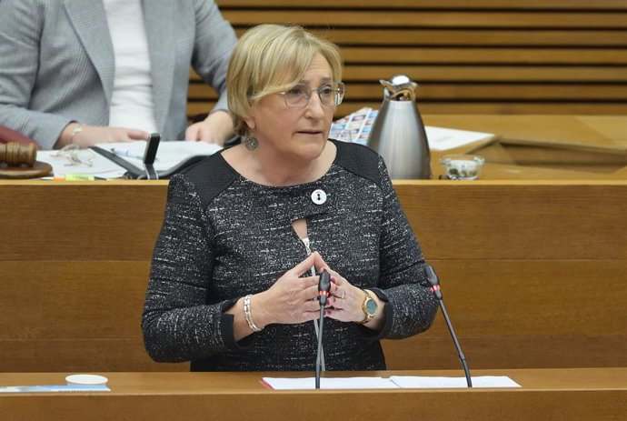 Archivo - Ana Barceló comparece en la Diputación Permanente de Les Corts