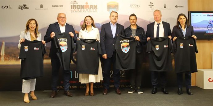El presidente del CSD, José Manuel Franco, presidió en la sede del Consejo la presentación del XXX Club La Santa Ironman Lanzarote.