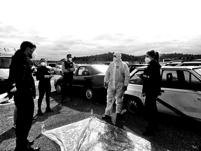 Vehículo de Miguel Ricart y pruebas en el depósito judicial