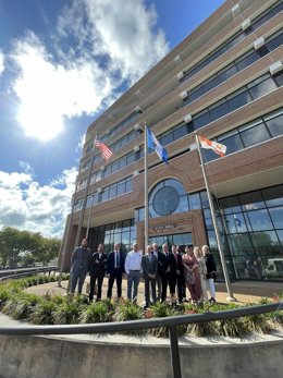 El alcalde de Pensacola (Florida), Grover Robinson, ha ofrecido una recepción oficial a la delegación desplazada a esa ciudad, entre ellos, el presidente de la Diputación de Málaga, Francisco Salado.