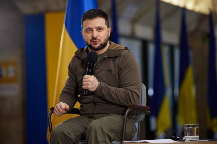 El presidente de Ucrania, Volodimir Zelenski