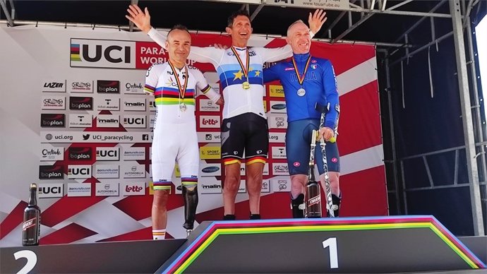 Medalla de plata para Ricardo Ten en la Copa del Mundo de Ciclismo Adaptado de Ostende