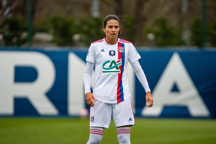 Archivo - La jugadora del Olympique Lyon Dzsenifer Marozsan durante un partido de la Copa de Francia.