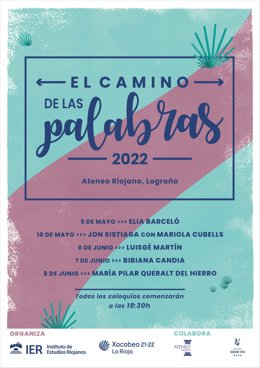 Cartel 'El camino de las palabras'