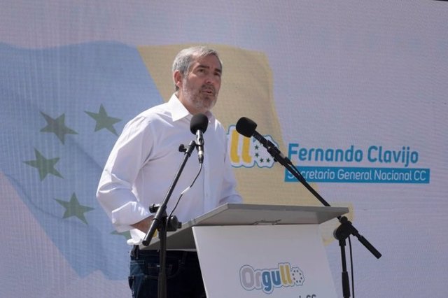 El secretario general nacional de CC-PNC, Fernando Clavijo