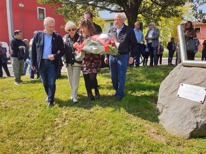 PSE recuerda en Andoain a José Luís López de Lacalle en el 22 aniversario de su asesinato a manos de ETA