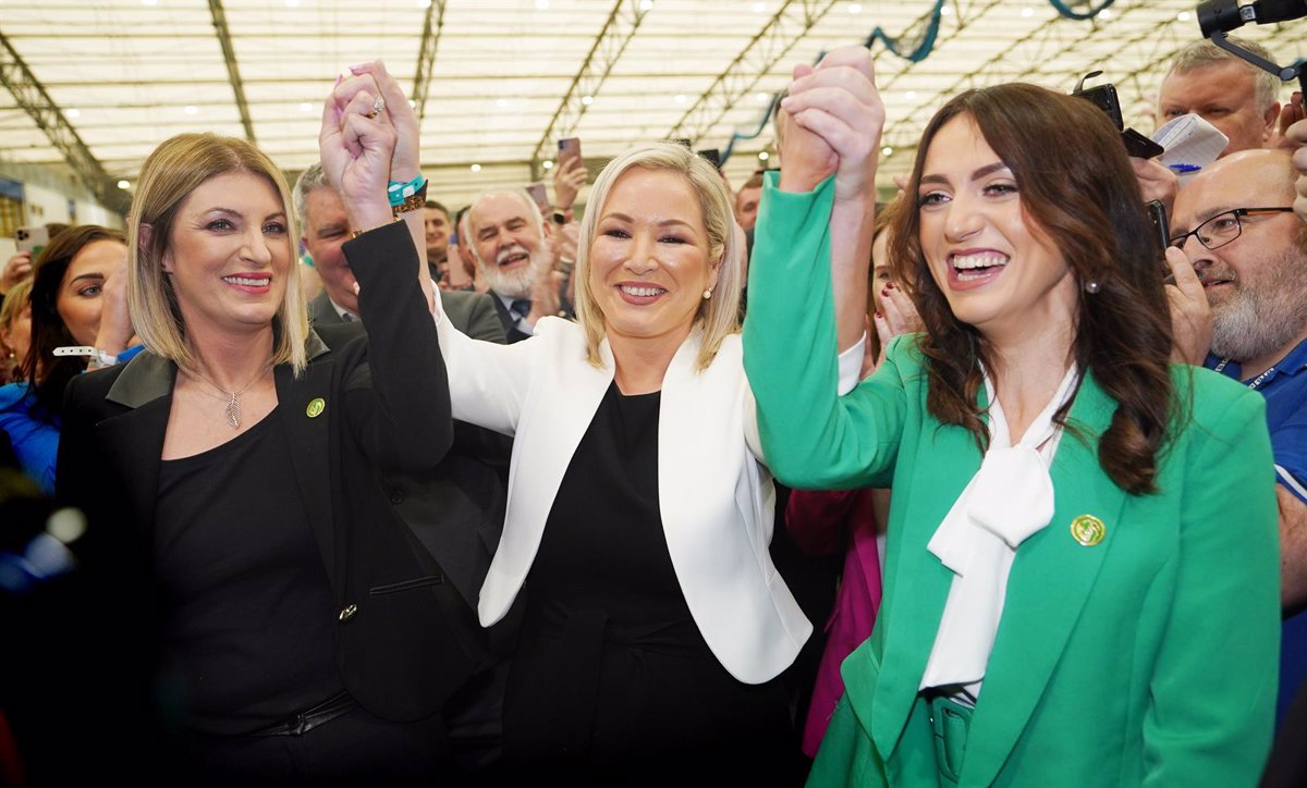 Sinn Féin, the main party in the Northern Ireland Assembly for the first time in its history