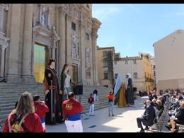 Inauguración de la fachada principal restaurada de la Catedral de Santa Maria de Tortosa (Tarragona)