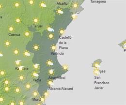 Predicción del tiempo para este domingo 8 de mayo