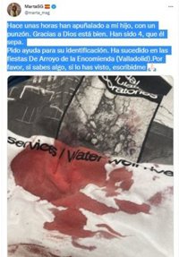 Dos heridos por arma blanca en Arroyo (Valladolid), entre ellos el hijo de la exprocuradora Marta Sanz