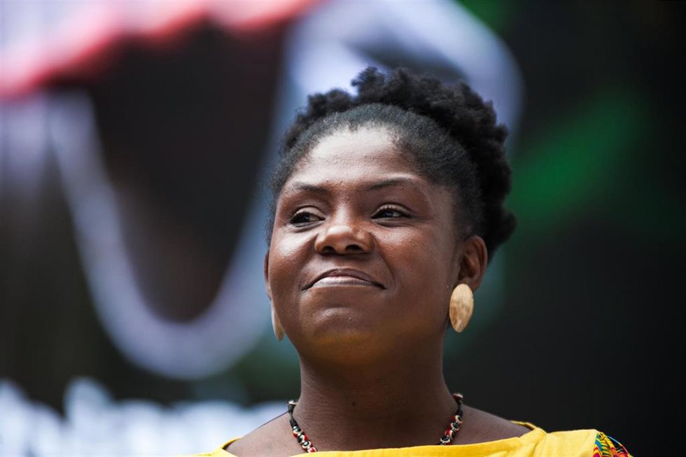 La candidata a vicepresidenta de Colombia por el Pacto Histórico, Francia Márquez