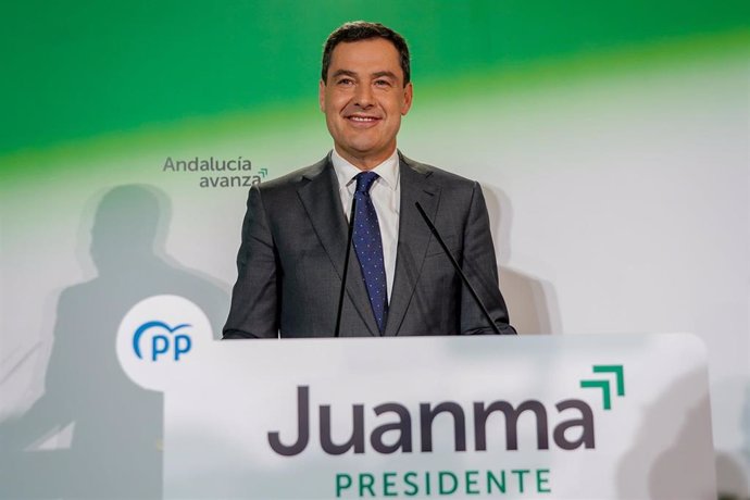 Presidente del PP-A y de la Junta, Juanma Moreno,  en una imagen de archivo