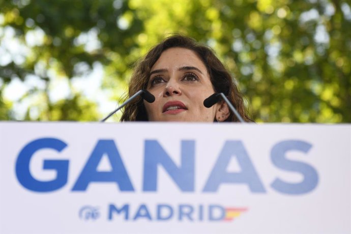 La presidenta de la Comunitat de Madrid, Isabel Díaz Ayuso