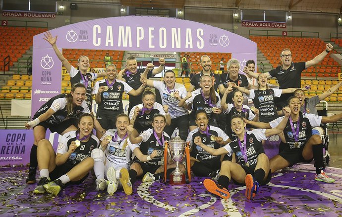 Pescados Rubén Burela conquista ante Atlético Navalcarnero su cuarta Copa de la Reina consecutiva